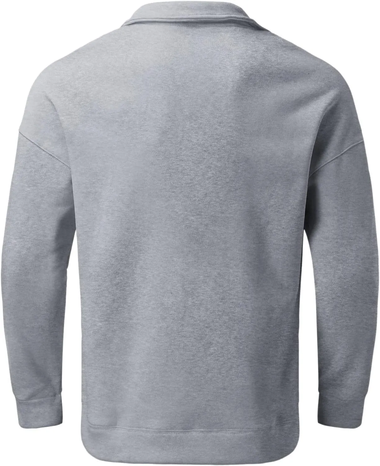 Adult 1/4 Zip Sweatshirt Loose Fit Track Quarter-Zip Pullover Sweatshirt Fall Winter Lightweight Long Sleeve T-Shirt for Men