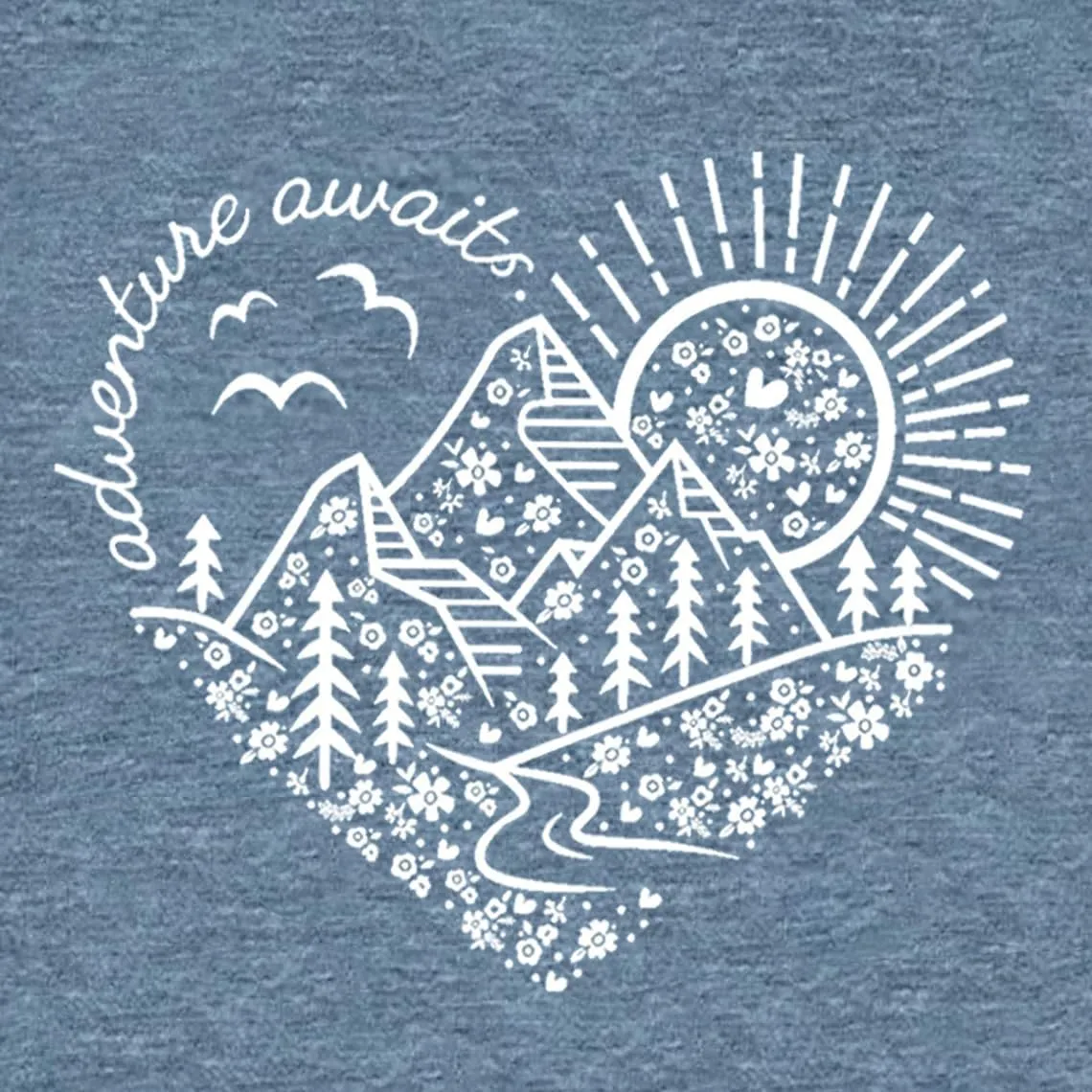 Adventure Awaits T-Shirt Women Nature Hiking Mountain Camping T Shirt Travel Outdoor Casual Vacation Tops Tees