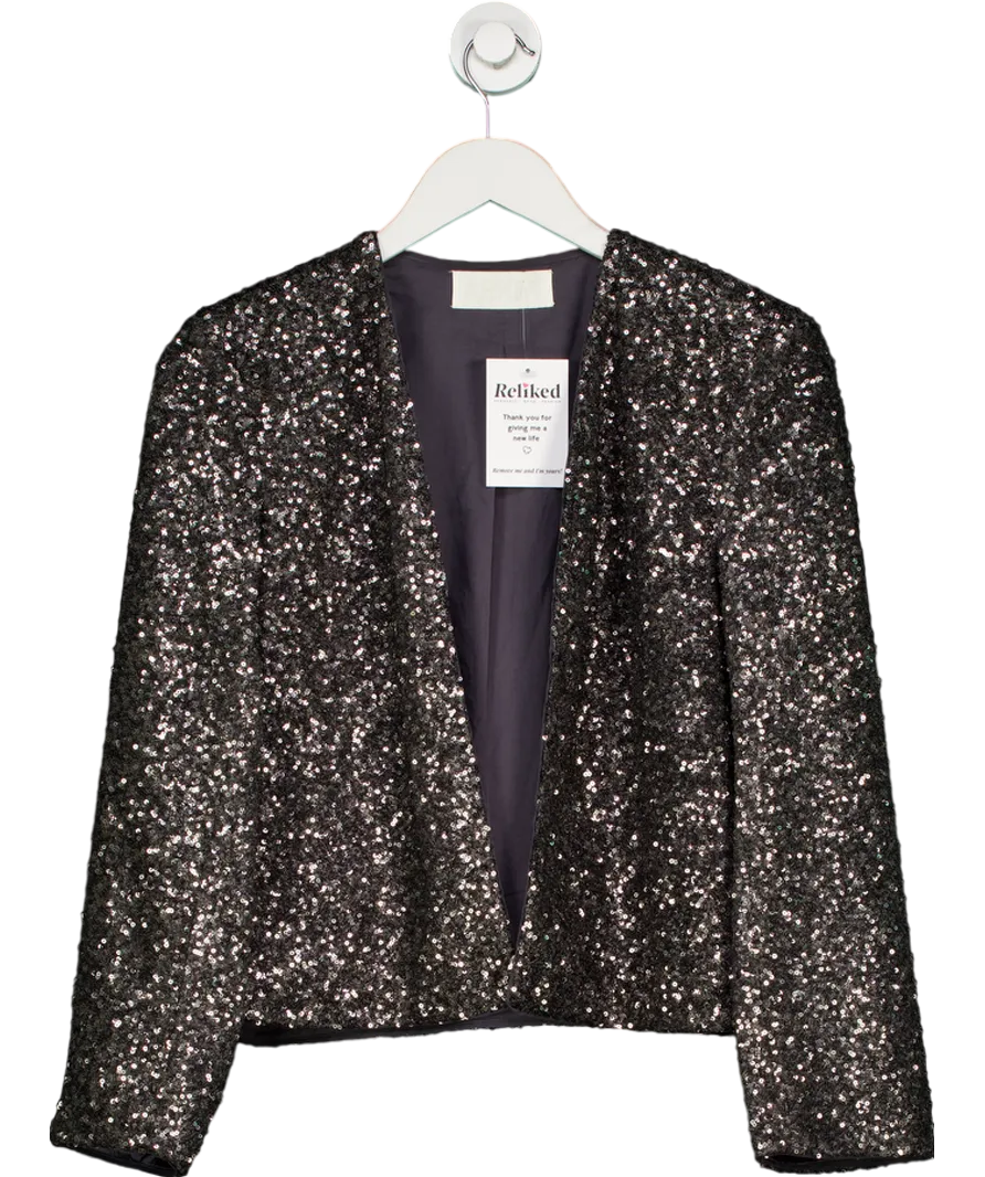 Arket Metallic Sequin Jacket UK 8