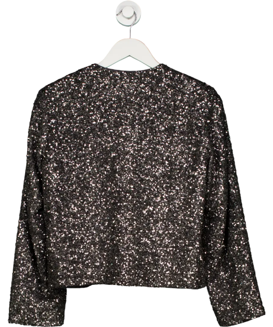 Arket Metallic Sequin Jacket UK 8