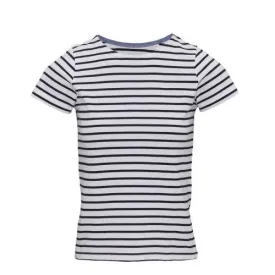 Asquith & Fox Womens/Ladies Mariniere Coastal Short Sleeve T-Shirt