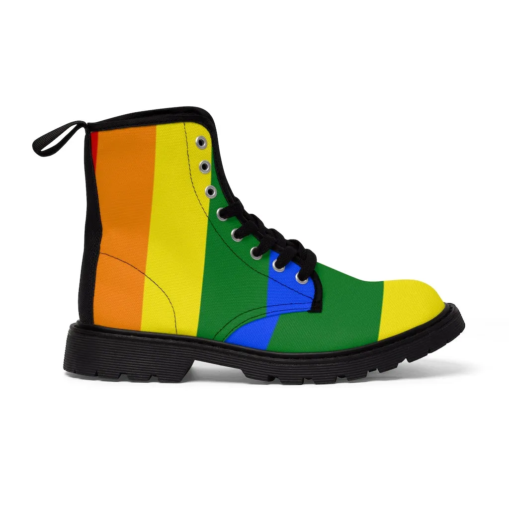 Canvas Boots AL BLUE DESIGNED ART PRIDE