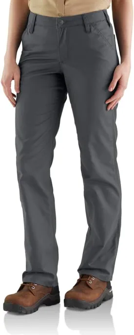 Carhartt Women's Rugged Flex Relaxed Fit Canvas Double-Front Pant