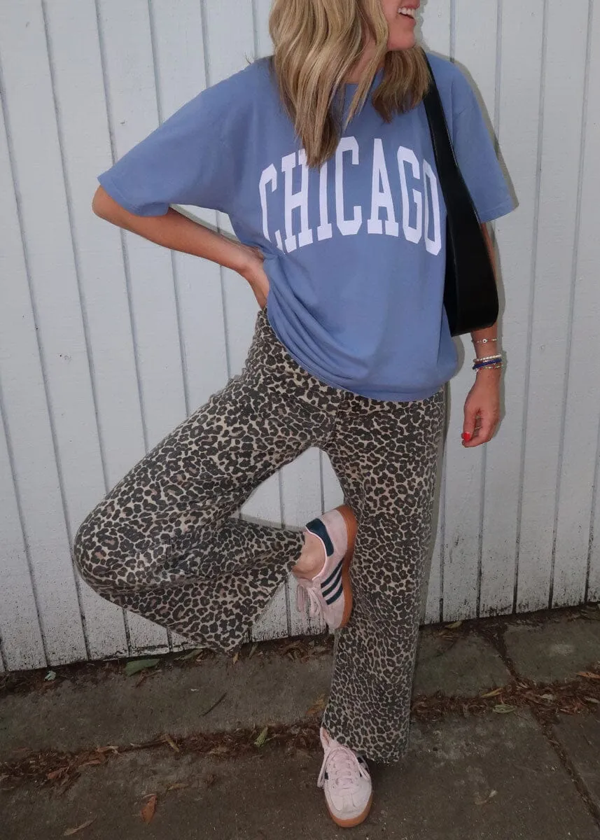 Chicago Collegiate Vintage Tee - Storm