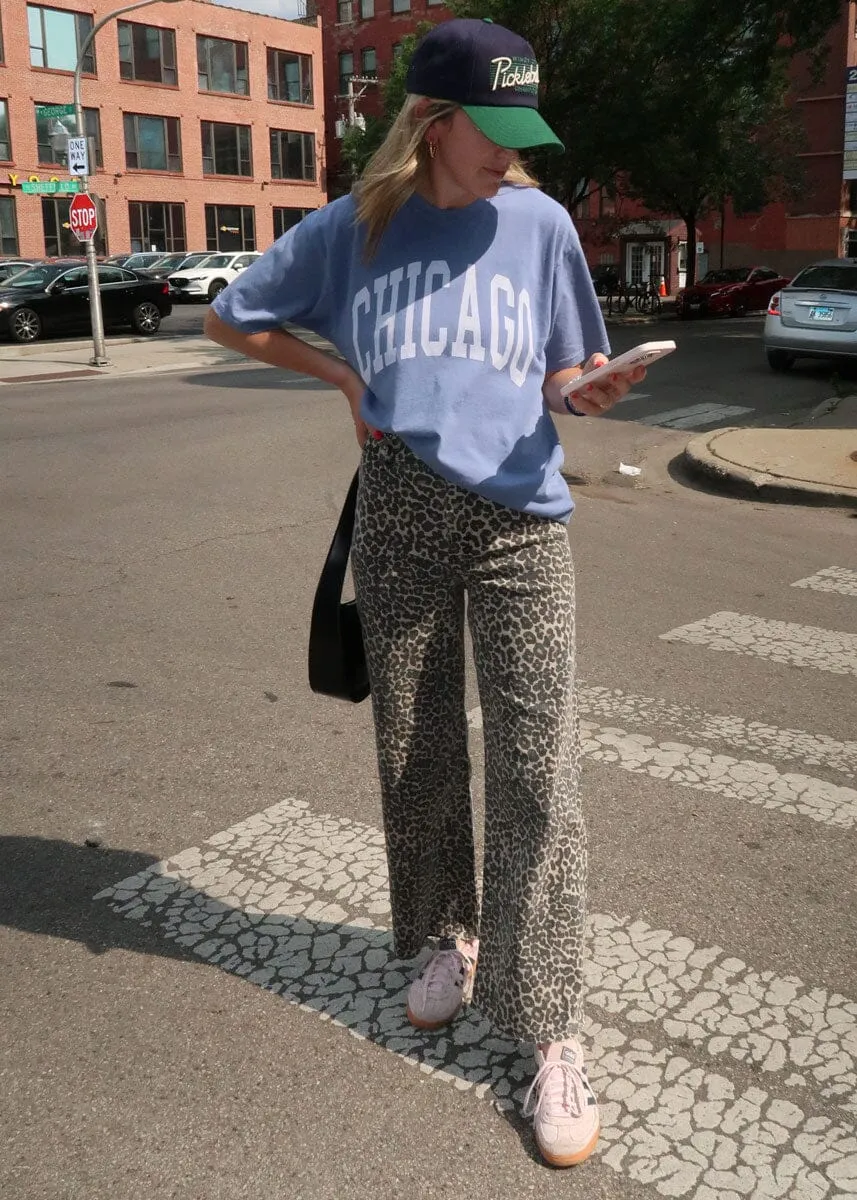 Chicago Collegiate Vintage Tee - Storm
