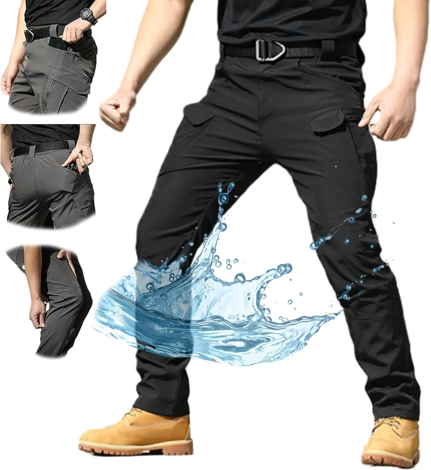 Flexcamo Tactical Waterproof Cargo Pants for Men