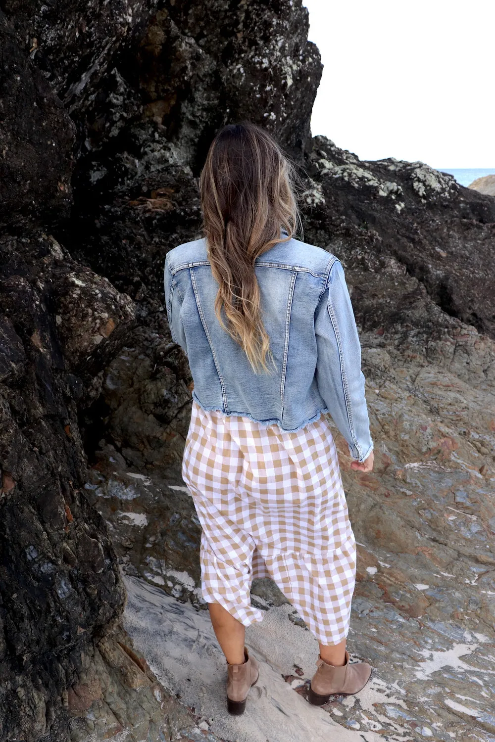 Frayed Edge Short Denim Jacket - 1 size 8 left