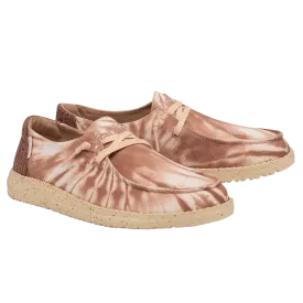 Hey Dude Ladies Wendy Tie Die Rose Slip On Shoes 121415061
