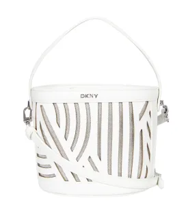 Hildi Bucket Crossbody Bag Optic White/Natural