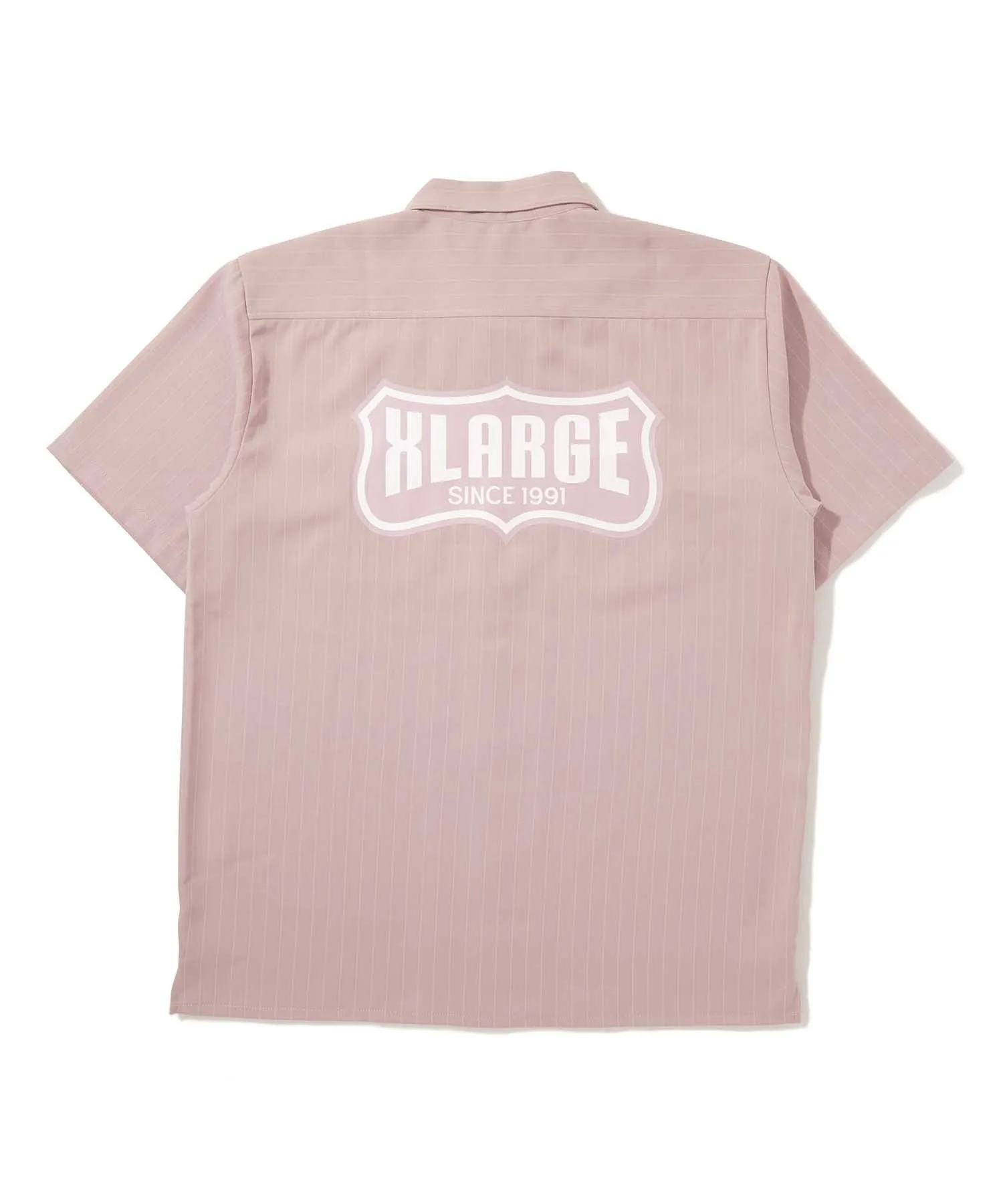 S/S STRIPE WORK SHIRT