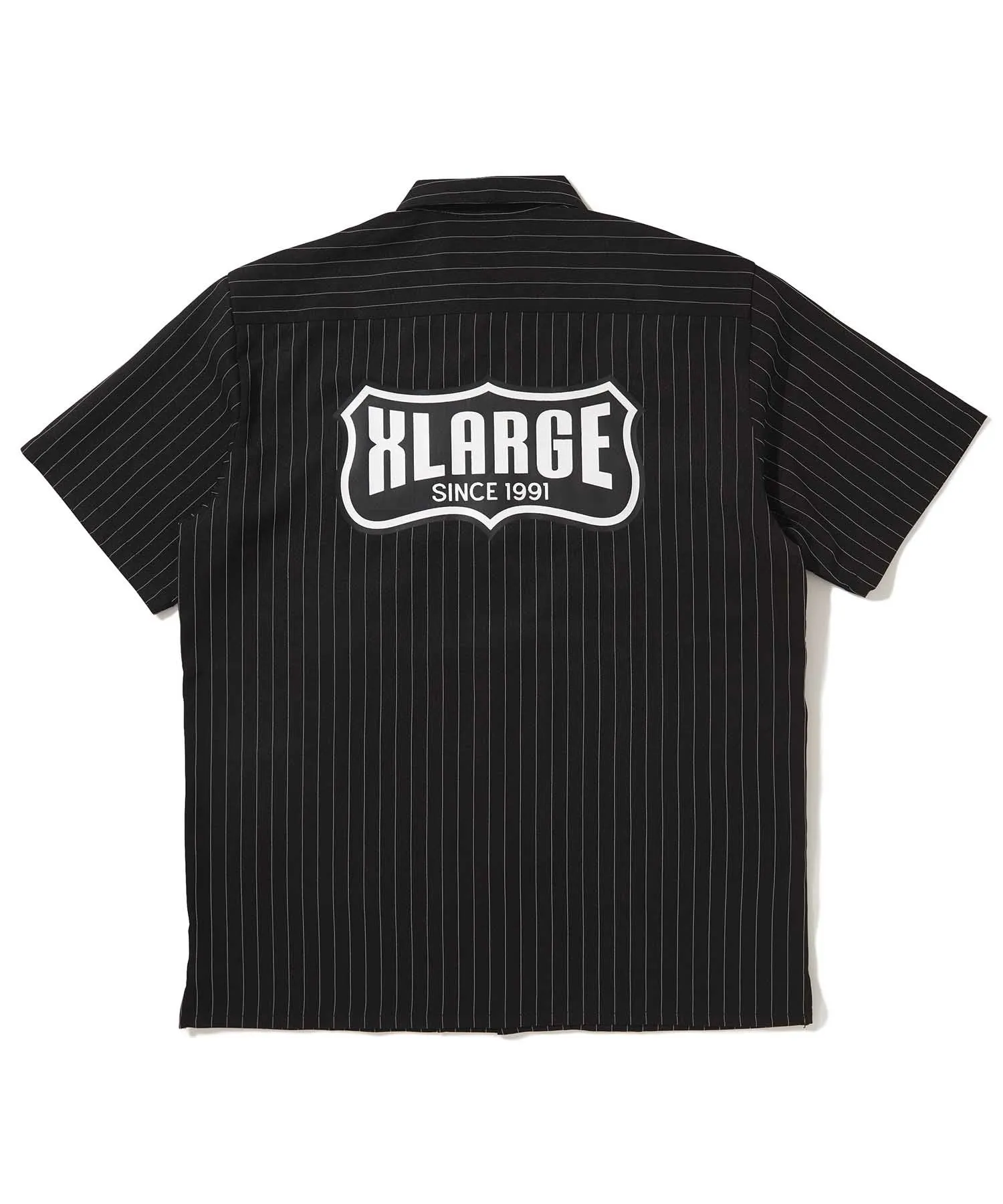 S/S STRIPE WORK SHIRT