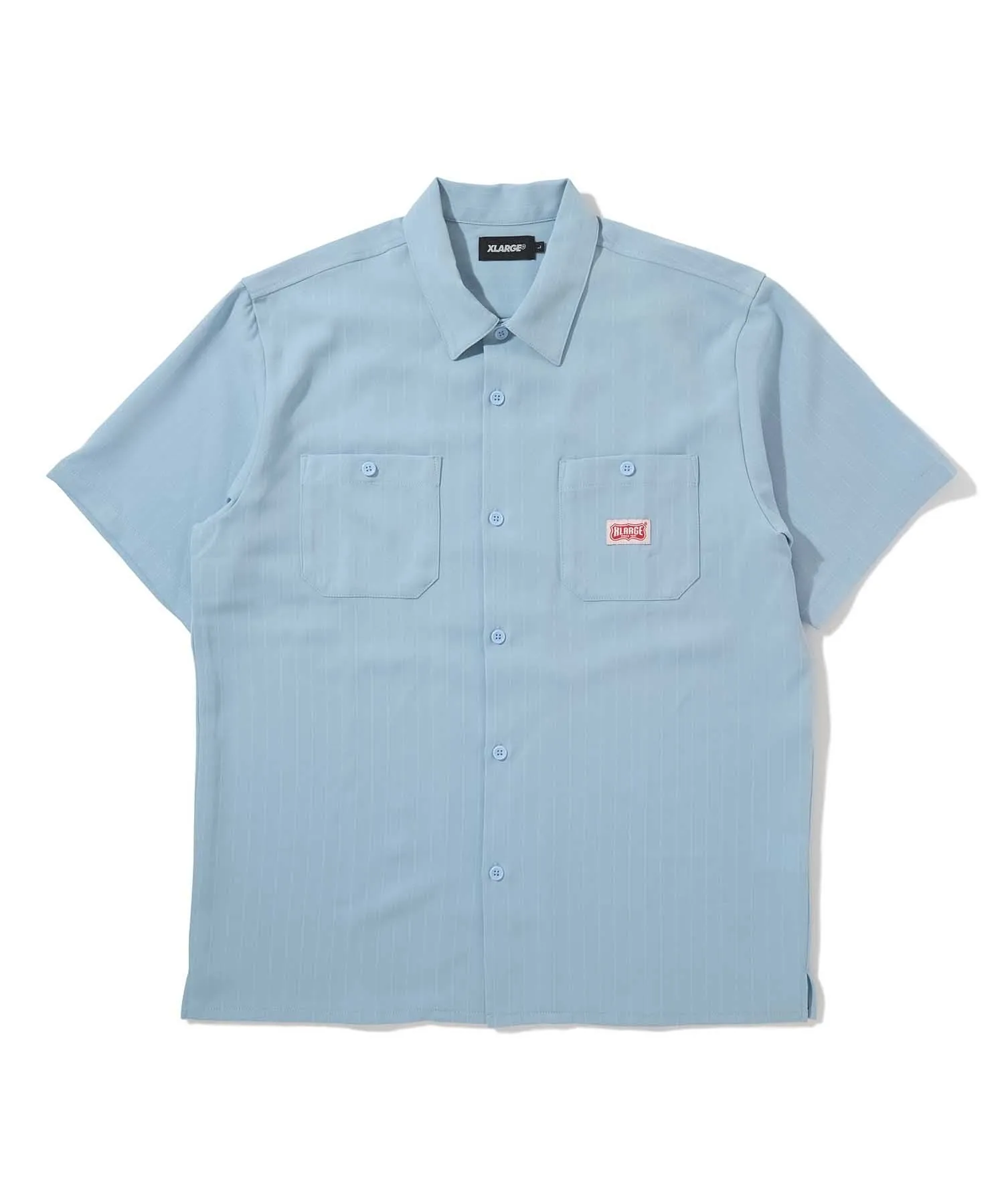 S/S STRIPE WORK SHIRT