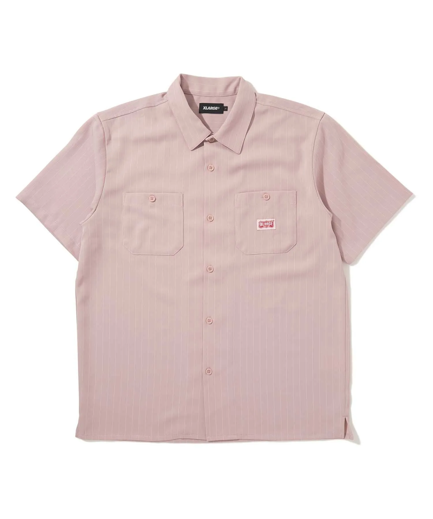 S/S STRIPE WORK SHIRT