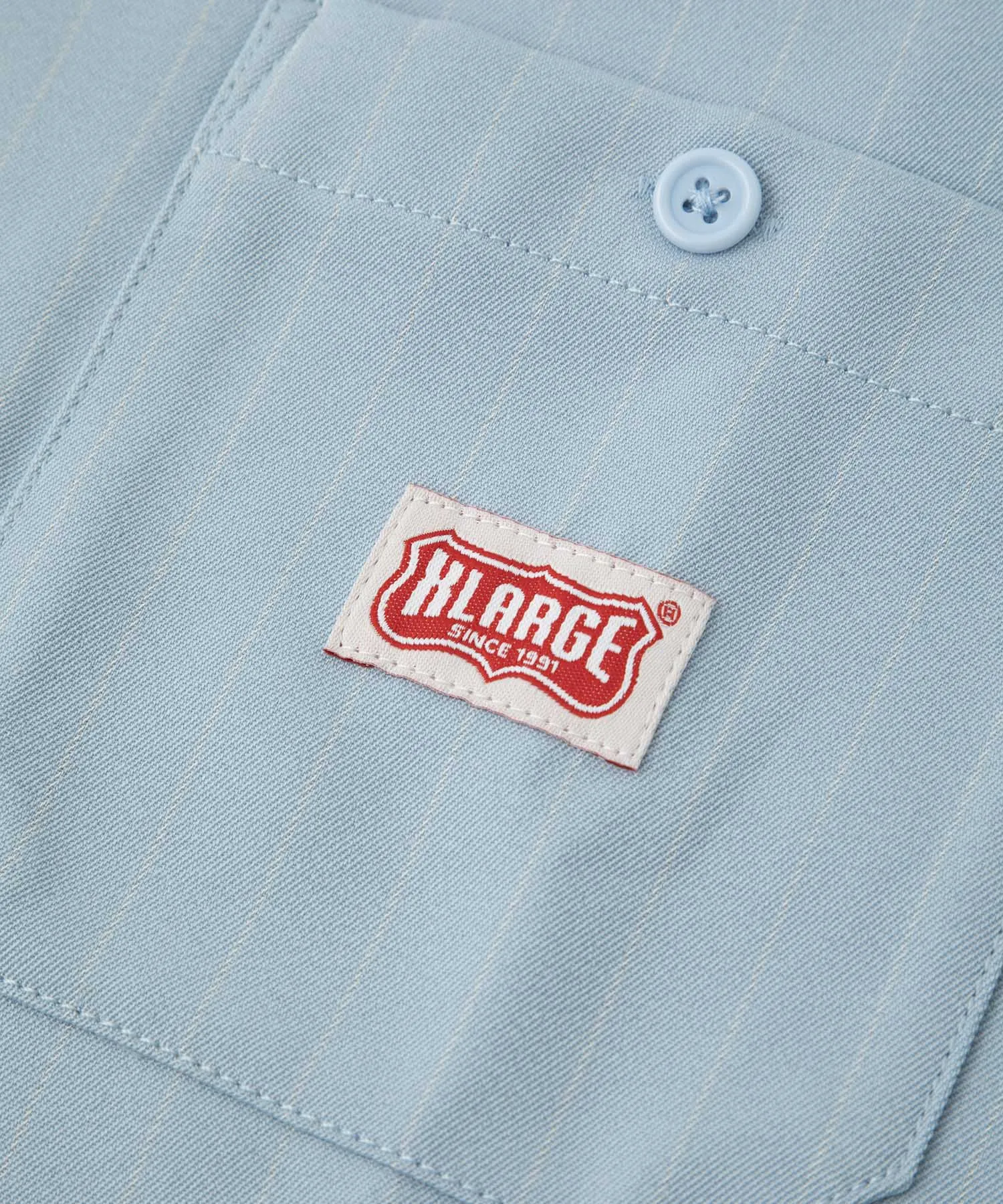 S/S STRIPE WORK SHIRT