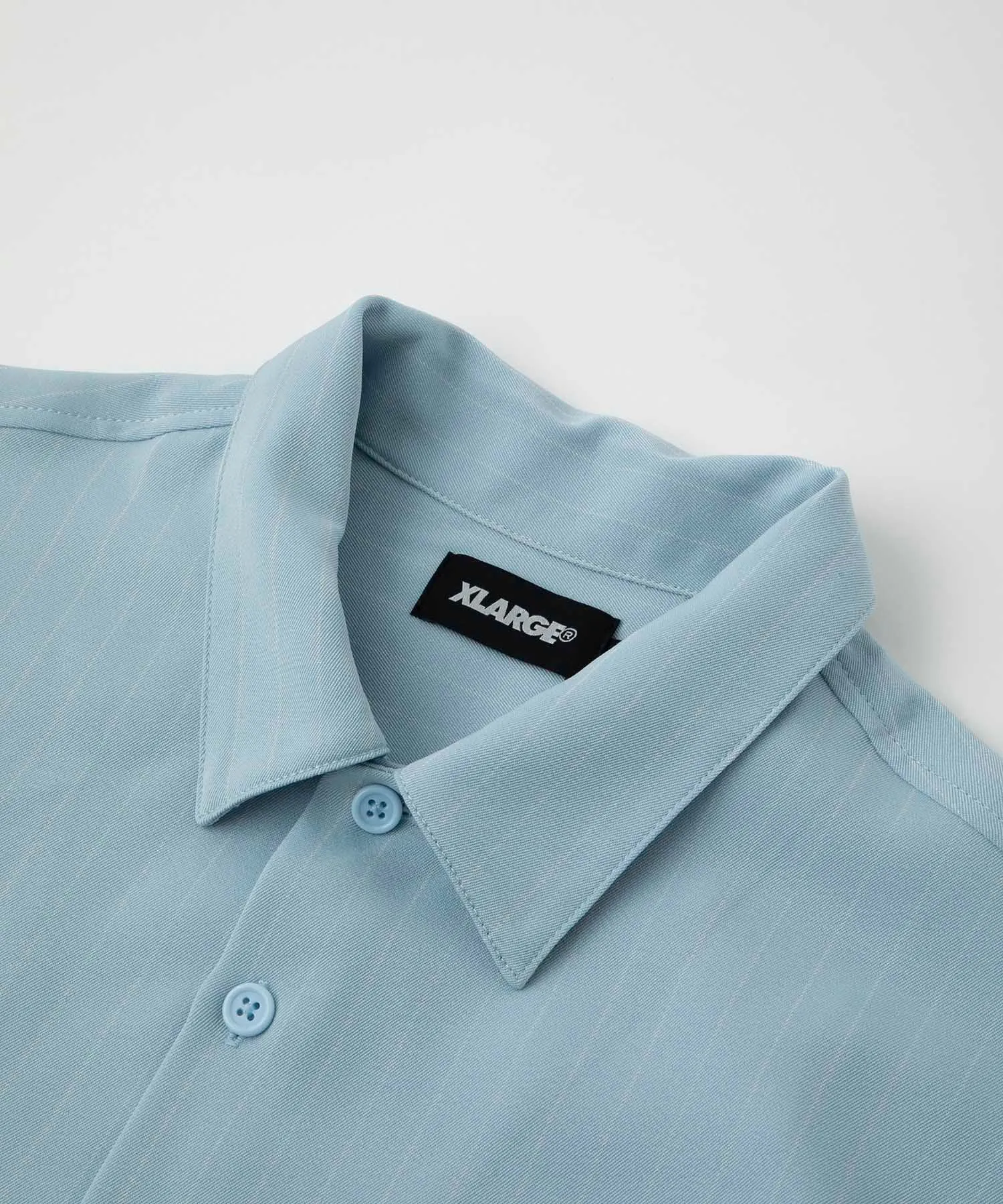 S/S STRIPE WORK SHIRT