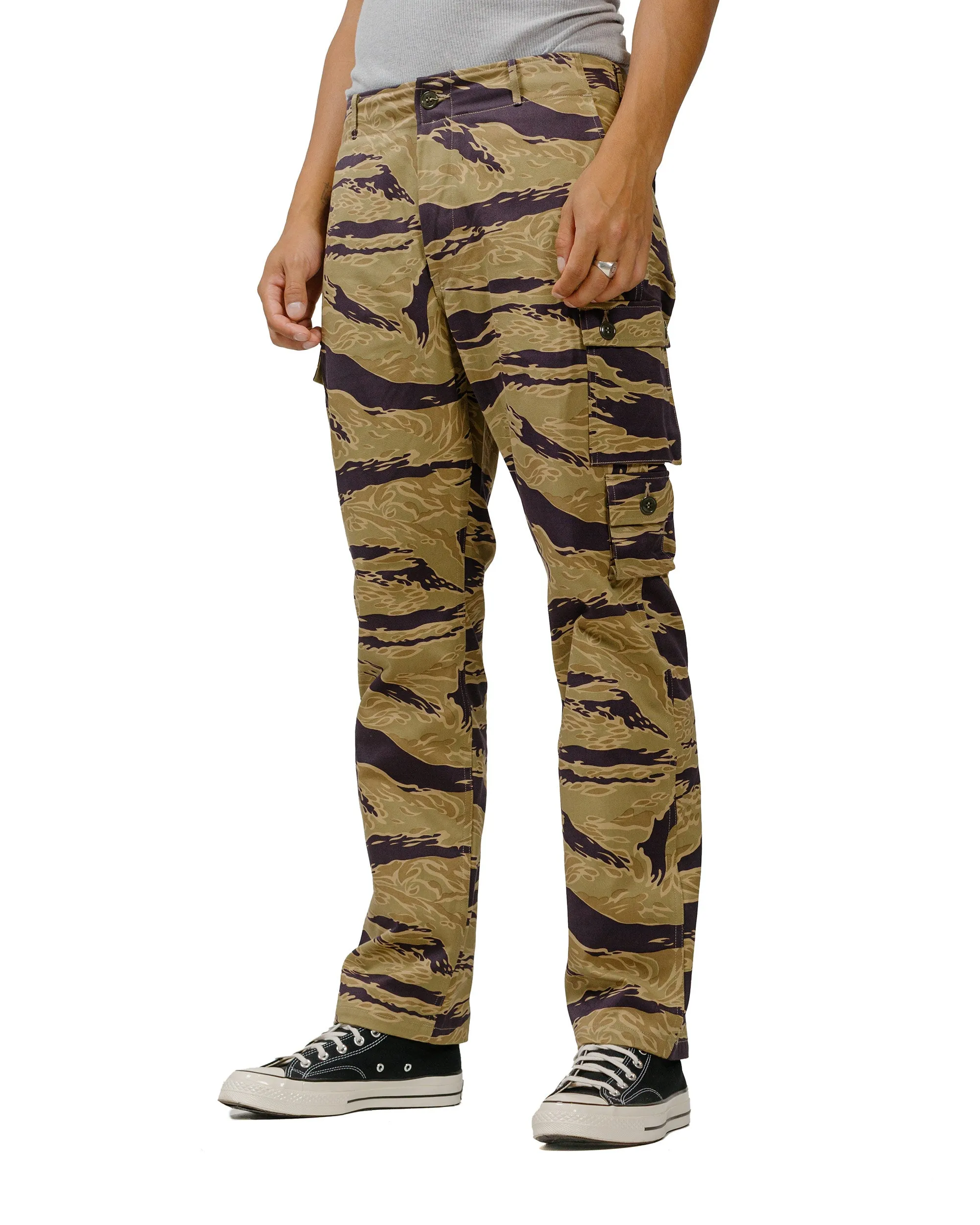 The Real McCoy's MP24001 Tiger Camouflage Trousers / Advisor Khaki